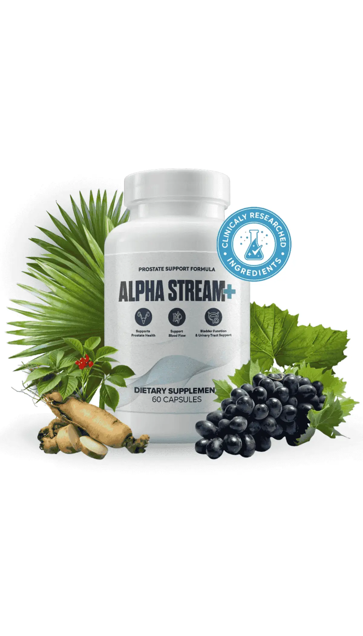 Alpha Stream Plus men’s prostate health supplement